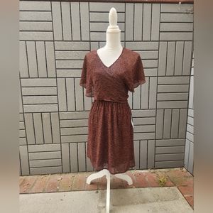 Daniel Rainn DR2 Flutter Sleeve Dress NWT size M